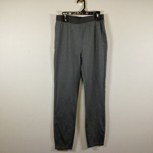 REI Kids Base Layer Pants Co-Op Size L 14-16 Long Underwear Gray Stripe